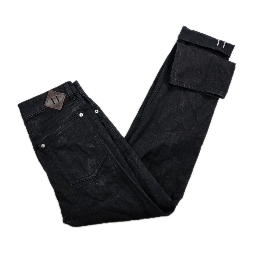 Goodale Selvedge Jeans Mens 29x30 Faded Black Wash Slim Fit‎
